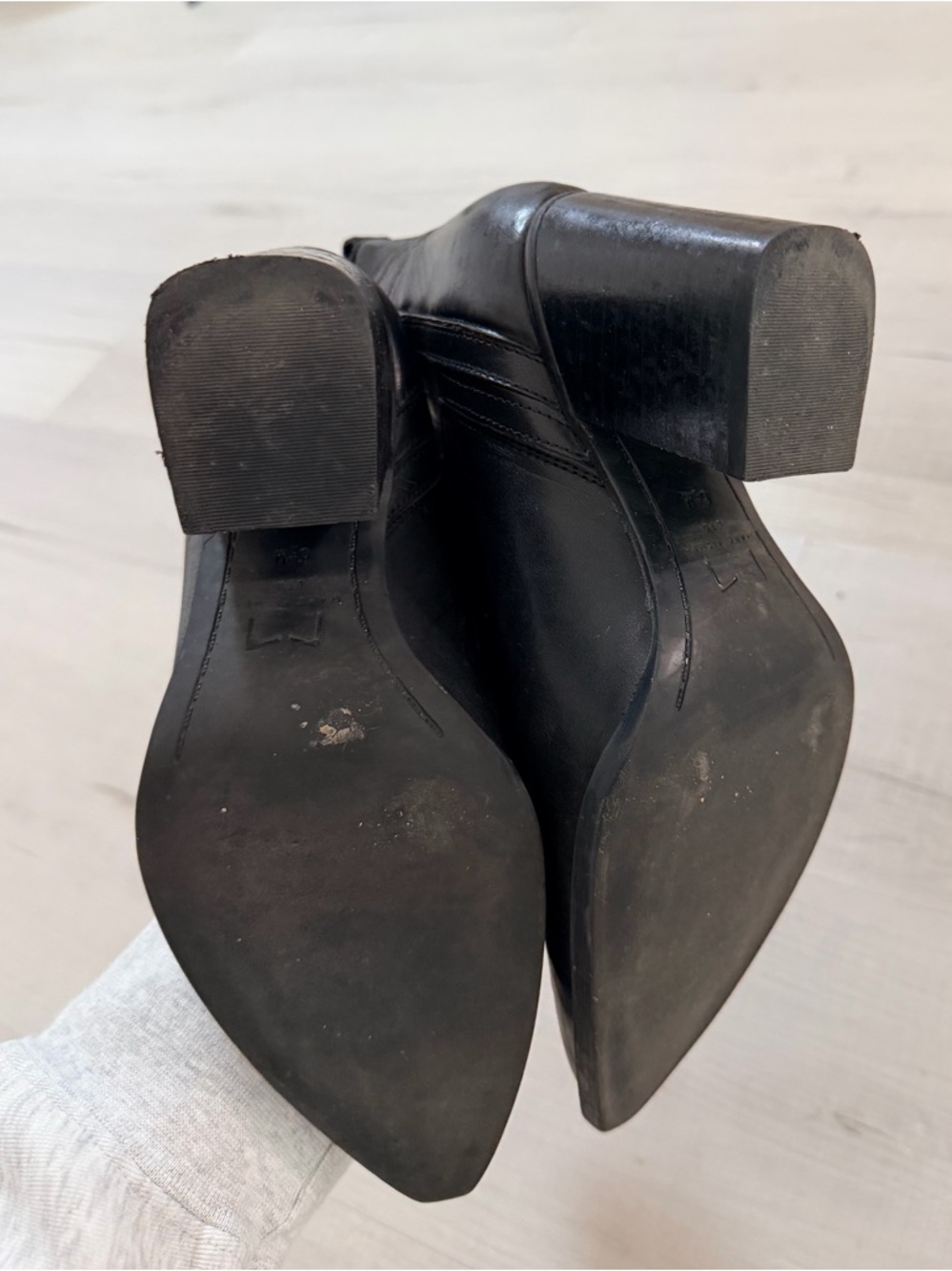 Marc Fisher Oshay Pointed Toe‎ Block Heel Boot Size 36.5 - Picture 6 of 14